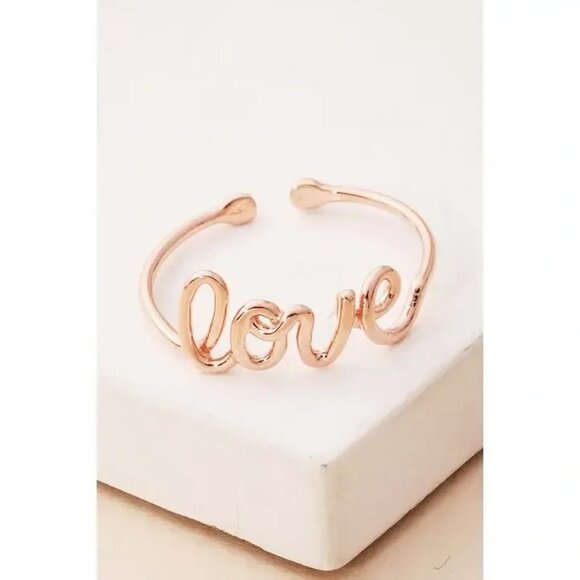 ($7) Handwritten Love Ring - Picture 1 of 2